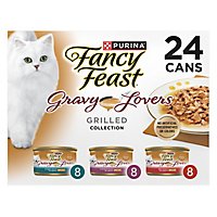 Fancy Feast Cat Food Wet Gravy Lovers Turkey In Roasted Turkey Gravy - 24-3 Oz - Image 1