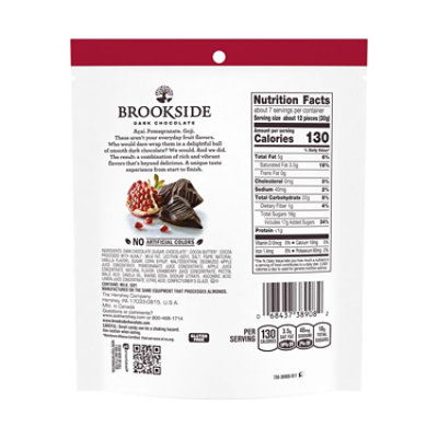 Brookside Dark Chocolate And Pomegranate Flavored Snacking Chocolate Bag - 7 Oz - Image 2