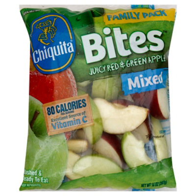 Chiquita Bites Juicy Red & Green Apple Family Pack - 14 Oz - Image 1