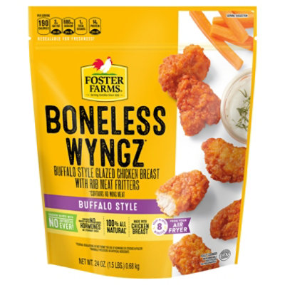 Foster Farms Chicken Breast Bites Buffalo - 24 Oz - Image 1