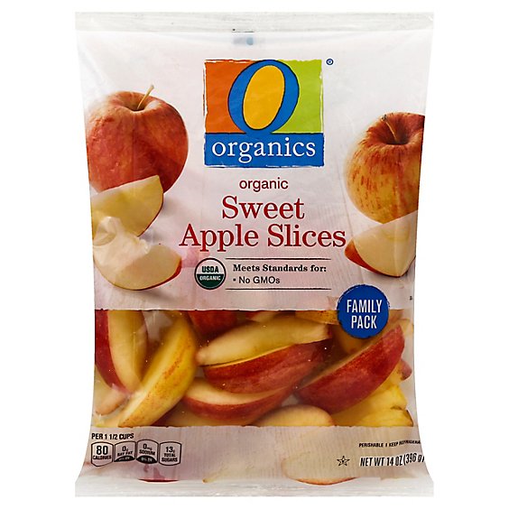 O Organics Organic Apples Sweet Sliced - 14 Oz