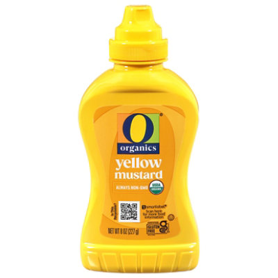 O Organics Mustard Organic Yellow - 8 Oz