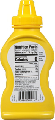 O Organics Mustard Organic Yellow - 8 Oz - Image 3