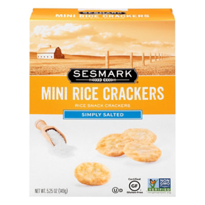 Sesmark Savory Rice Minis Crisp Crackers Lightly Salted - 5.25 Oz - Image 3