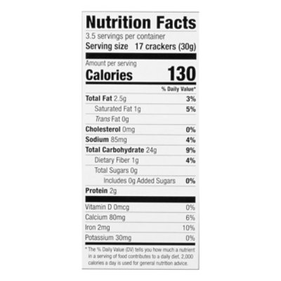 Sesmark Ancient Grains Sea Salt Snack Crackers Gluten Free - 3.5 Oz - Image 4
