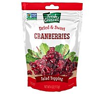 Fresh Gourmet Dried & Sweet Cranberries - 4 Oz