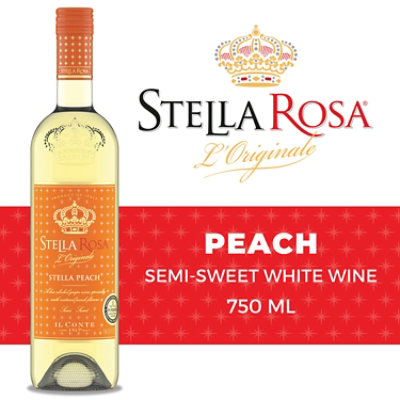 Stella Rosa Peach Semi Sweet White Wine - 750 Ml - Image 1