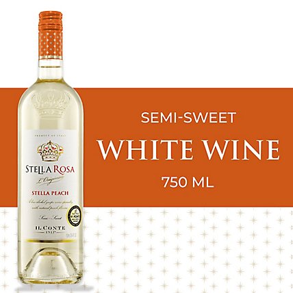 Stella Rosa Peach Semi Sweet White Wine - 750 Ml - Image 1