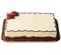 Bakery Cake 1/4 Sheet Red Velvet - Each