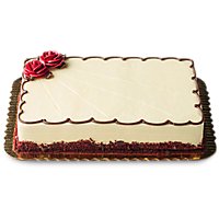 Bakery Cake 1/4 Sheet Red Velvet - Each - Image 1