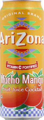AriZona Fruit Juice Cocktail Mucho Mango - 22 Fl. Oz. - Image 2