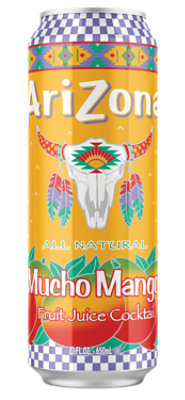 AriZona Fruit Juice Cocktail Mucho Mango - 23 Fl. Oz.