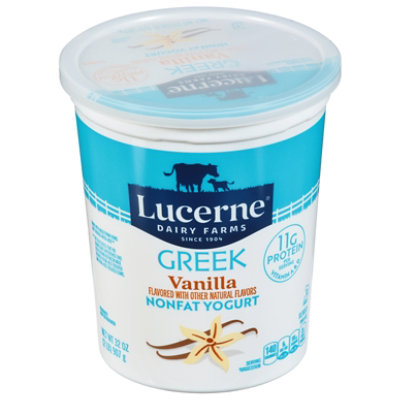 Lucerne Greek Yogurt Nonfat Vanilla - 32 Oz - Image 3