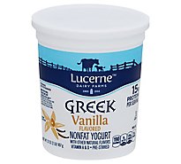 Lucerne Greek Yogurt Nonfat Vanilla - 32 Oz