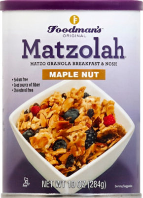 Foodmans Matzolah Maple Nut Granola - 10 Oz - Image 2