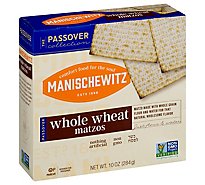 Manischewitz Whole Wheat Matzos - 10 Oz