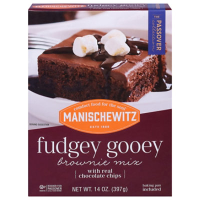 Manischewitz Fudgy Gooey Brownie Mix - 14.1 Oz - Image 3