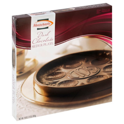 Manischewitz Dark Chocolate Sedr - 16 Oz - Image 1