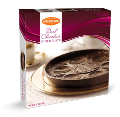 Manischewitz Dark Chocolate Sedr - 16 Oz - Image 1