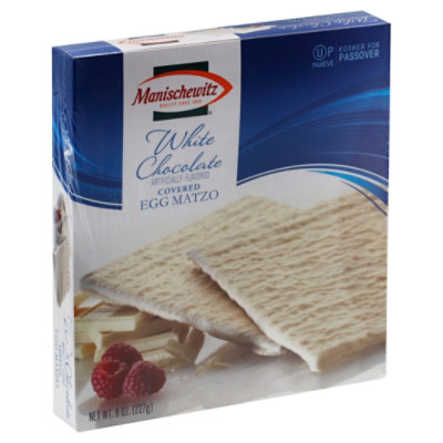 Manischewitz Egg Matzo Covered White Chocolate - 8 Oz - Image 1