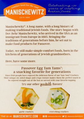 Manischewitz Tam Tam Crackers - 8 Oz - Image 6