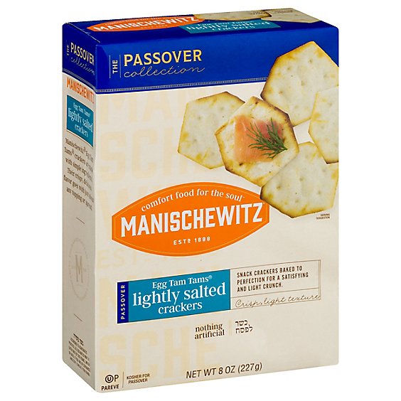Manischewitz Tam Tam Crackers - 8 Oz