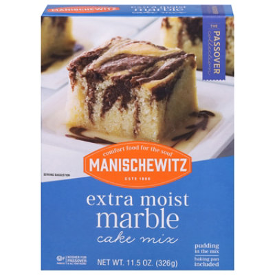 Manischewitz Cake Mix Extra Moist Marble - 11.5 Oz