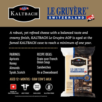 Emmi Cheese Gruyere Cave Aged Kaltbach - 5 Oz - Image 5