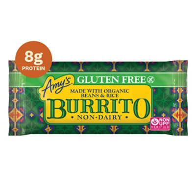 Amy's Gluten Free Bean & Rice Burrito - 5.5 Oz