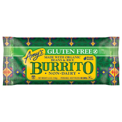 Amy's Gluten Free Bean & Rice Burrito - 5.5 Oz - Image 3