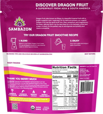 Sambazon Organic Dragon Fruit Cubes - 12 Oz - Image 5