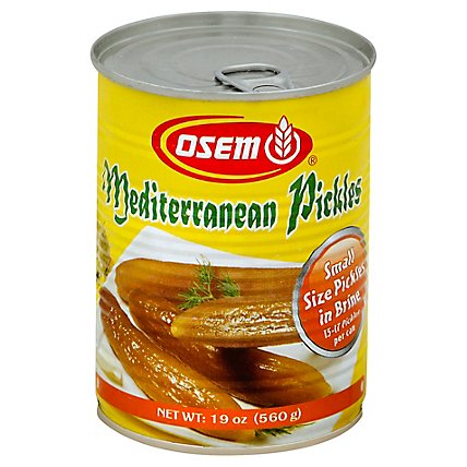 Osem Pickles Mediterranean - 19 Oz - Image 1
