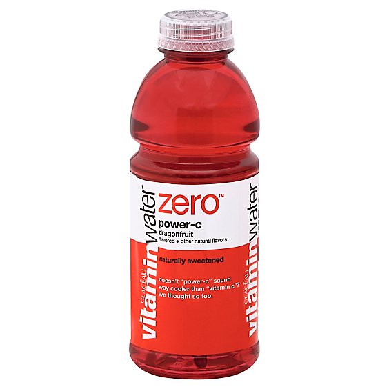 vitaminwater Zero Water Beverage Nutrient Enhanced Power C Dragonfruit - 20 Fl. Oz.