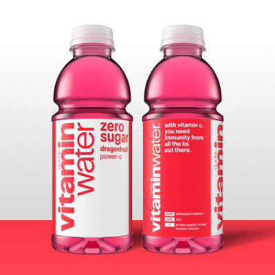 vitaminwater Zero Water Beverage Nutrient Enhanced Power C Dragonfruit - 20 Fl. Oz. - Image 4