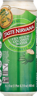 Taste Nirvana Coconut Water - 16.2 Fl. Oz. - Image 2