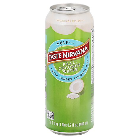 Taste Nirvana Coconut Water with Pulp - 16.2 Fl. Oz.
