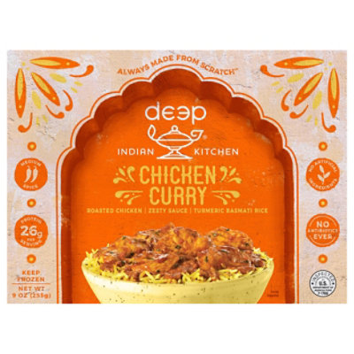 Deep Indian Kitchen Chicken Curry with Turmeric Rice - 9 Oz - Image 3