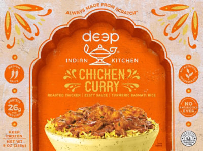 Deep Indian Kitchen Chicken Curry with Turmeric Rice - 9 Oz - Image 2