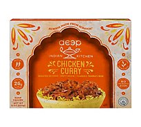 Deep Indian Kitchen Chicken Curry with Turmeric Rice - 9 Oz