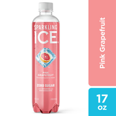 Sparkling Ice Pink Grapefruit Sparkling Water 17 fl. oz. Bottle - Image 1