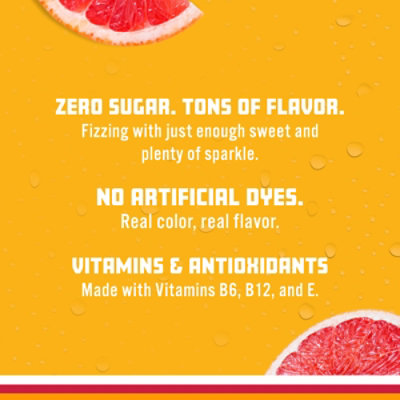 Sparkling Ice Pink Grapefruit Sparkling Water 17 fl. oz. Bottle - Image 7