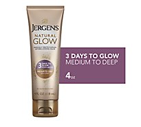 JERGENS Natural Glow Medium to Deep Tan Body Lotion - 4 Fl. Oz.