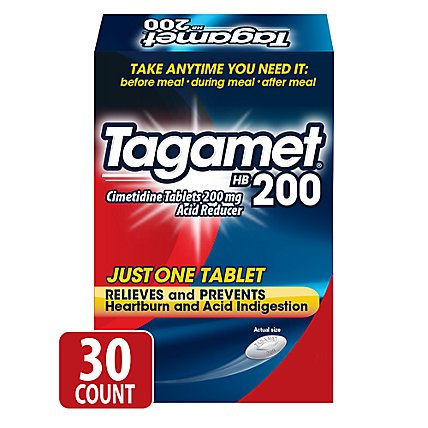Tagamet Hb 200 Mg Tablets - 30 Count - Image 1