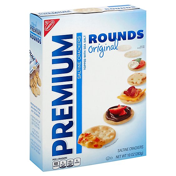 PREMIUM Crackers Saltine Rounds Original - 10 Oz