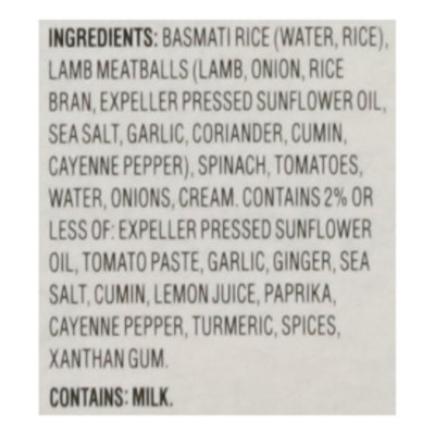 Saffron Road Lamb Saag Gluten Free Indian Frozen Meal - 10 Oz - Image 4