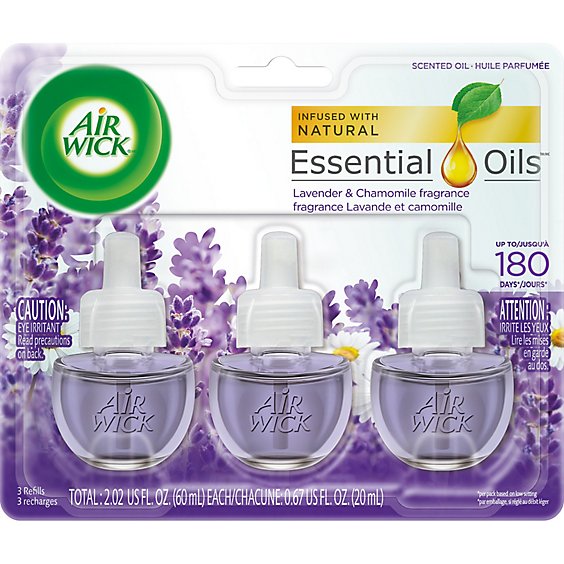 Air Wick Plug In Lavender And Chamomile Air Freshener - 3 Count