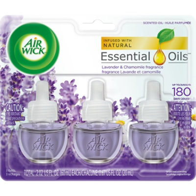 Air Wick Scented Oil Refill Lavender & Chamomile - 3-0.67 Fl. Oz.