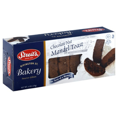 Streits Bakery Passover Edition Mandel Toast, Plain, Kosher