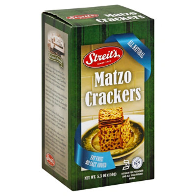 Streits Kosher Pareve Matzo Cracker 5.3 Oz Safeway