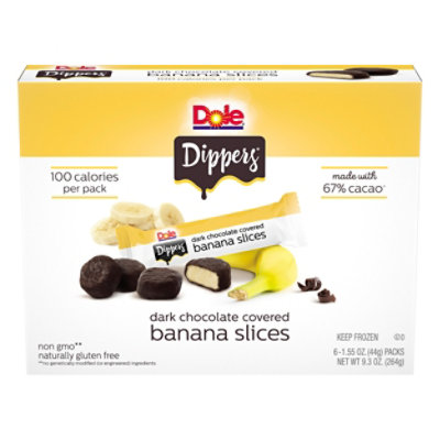 Dole Dark Chocolate Banana Dippers - 6-1.55 Oz - Image 1